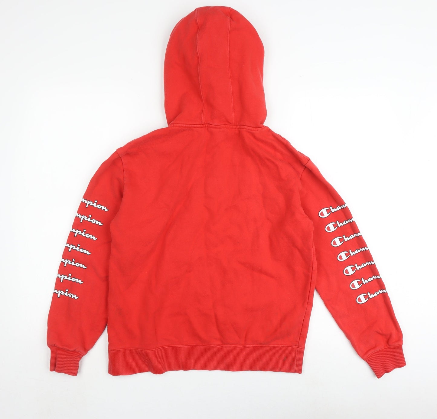 Champion Red Pullover Hoodie Women Small