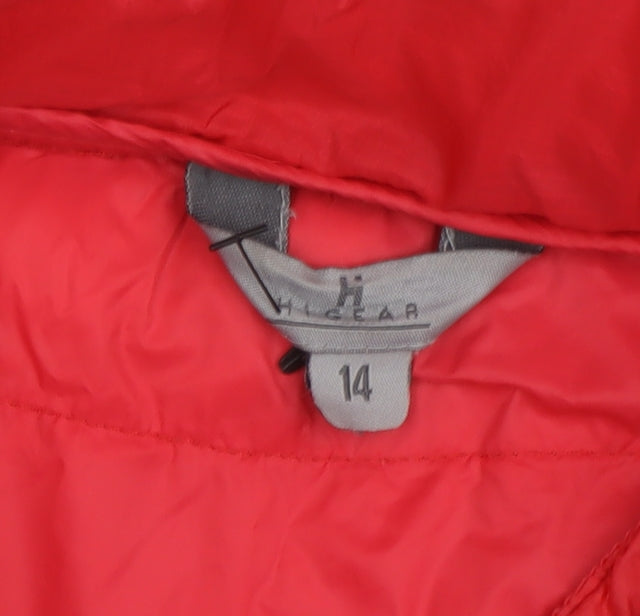 Hi Gear Women's Red Puffer Jacket Size 14