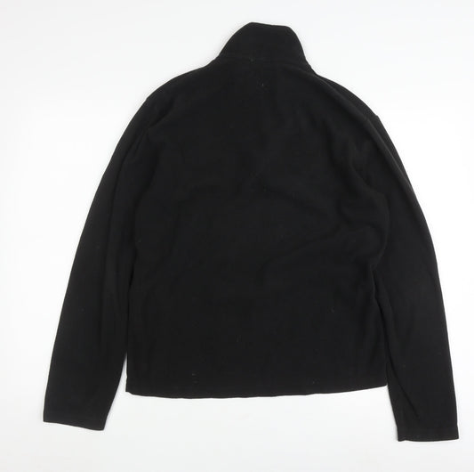 Regatta Men's Black Fleece 1/4 Zip Sweatshirt S