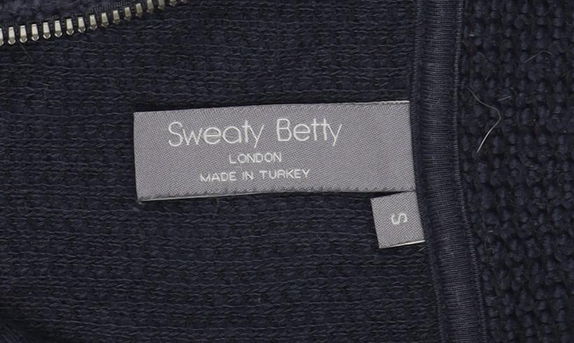 Sweaty Betty Women's Black Knit Full Zip Jacket S