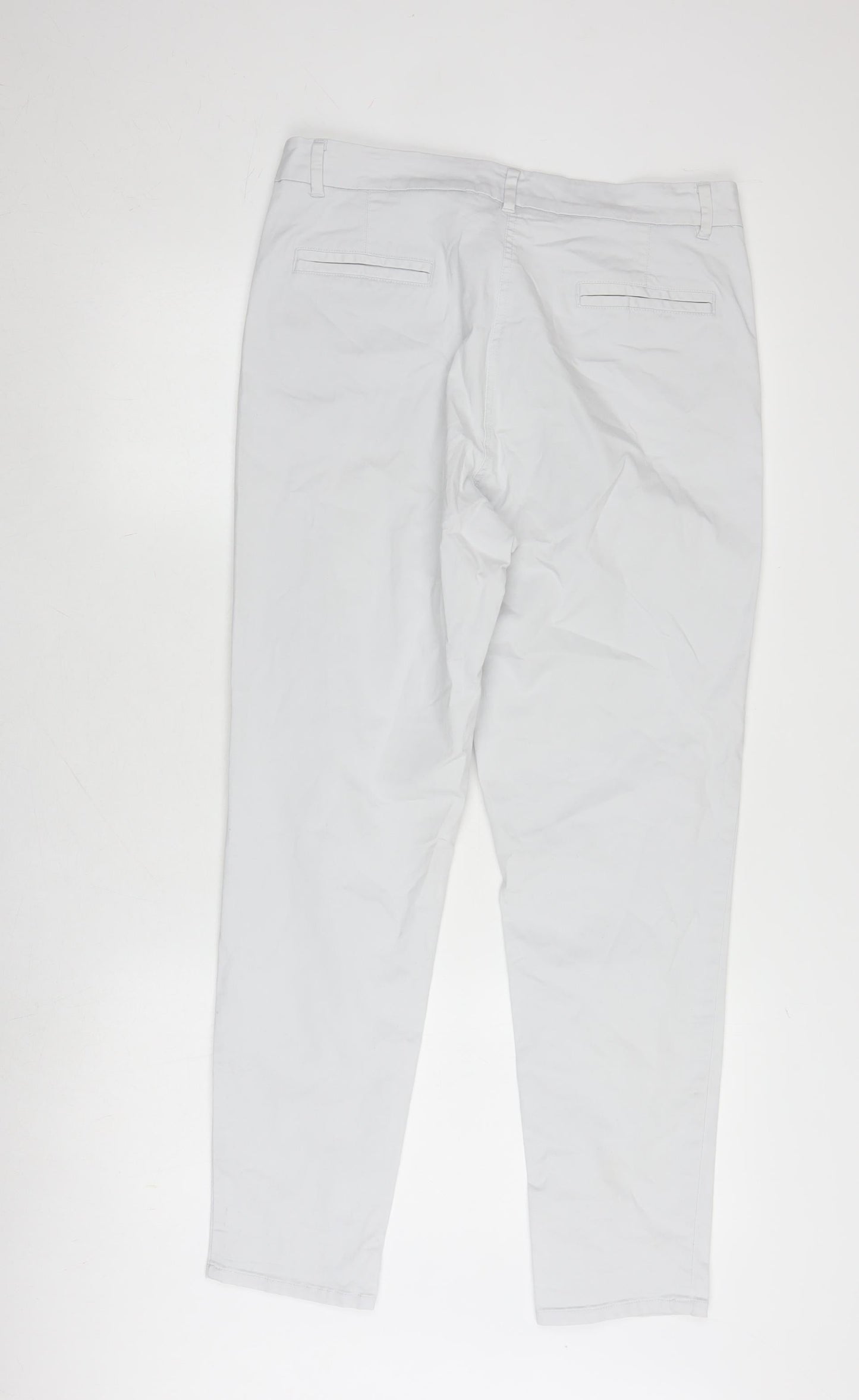 Laura Ashley Women's White Size 12 Trousers