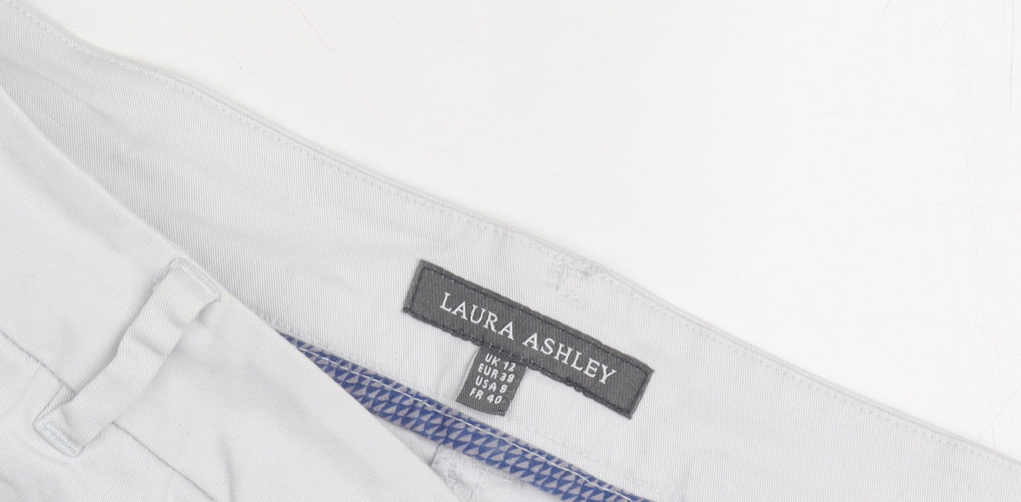 Laura Ashley Women's White Size 12 Trousers