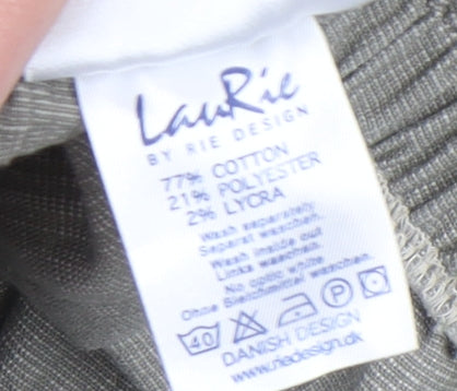 LauRie Grey Women's M Shorts, Cotton Blend, Casual Wear