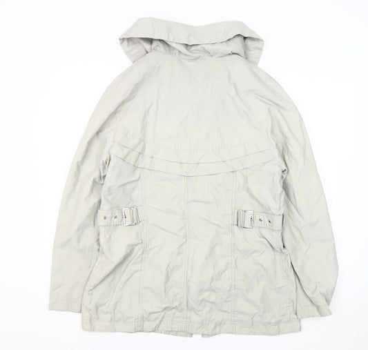 Lakeland Women's Beige Hooded Anorak Jacket Size 14