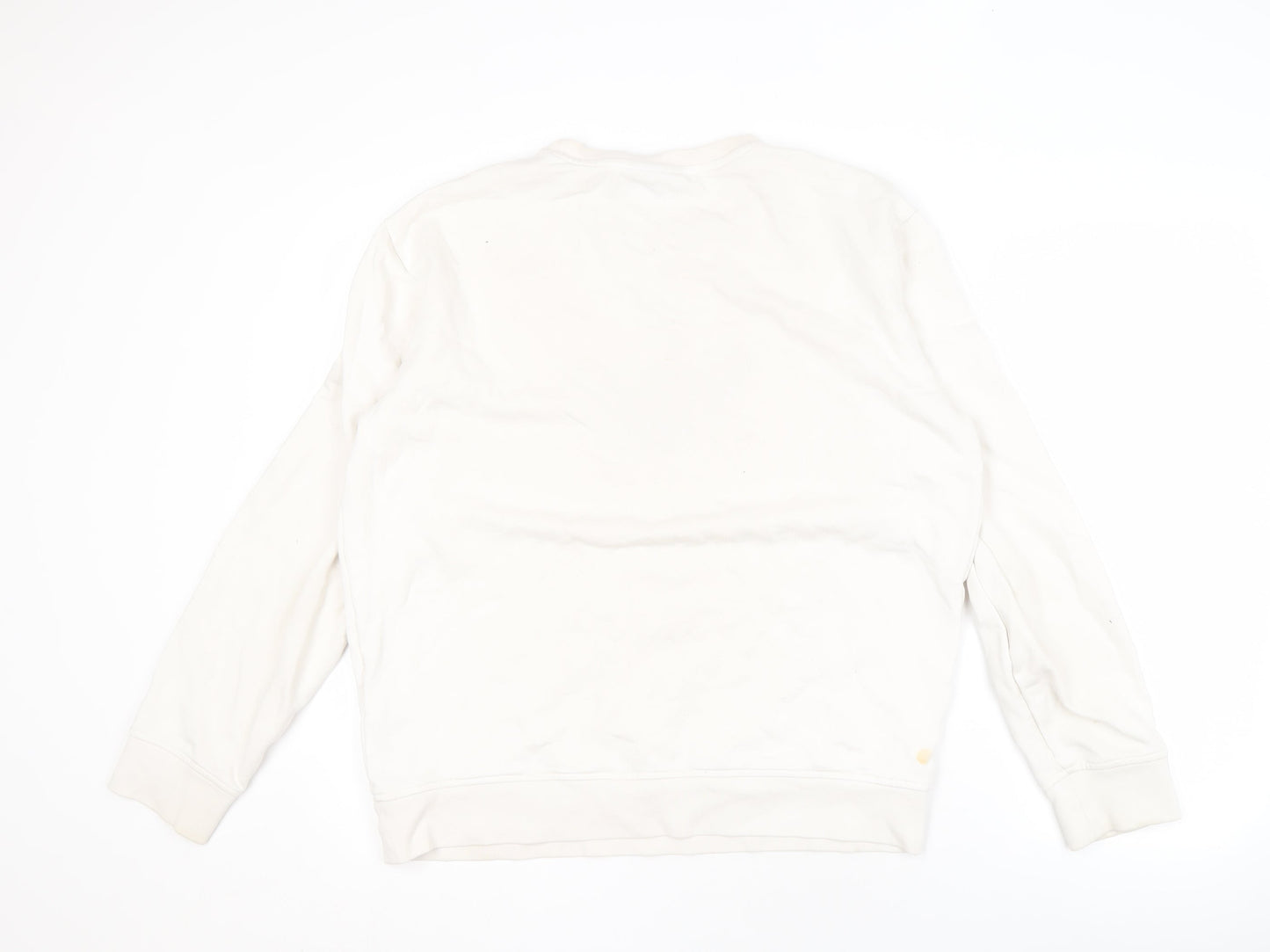 Emporio Armani Men's White Logo Sweatshirt L