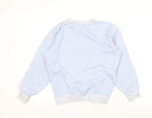 Puma Blue Unisex L Pullover Sweatshirt - Casual Style