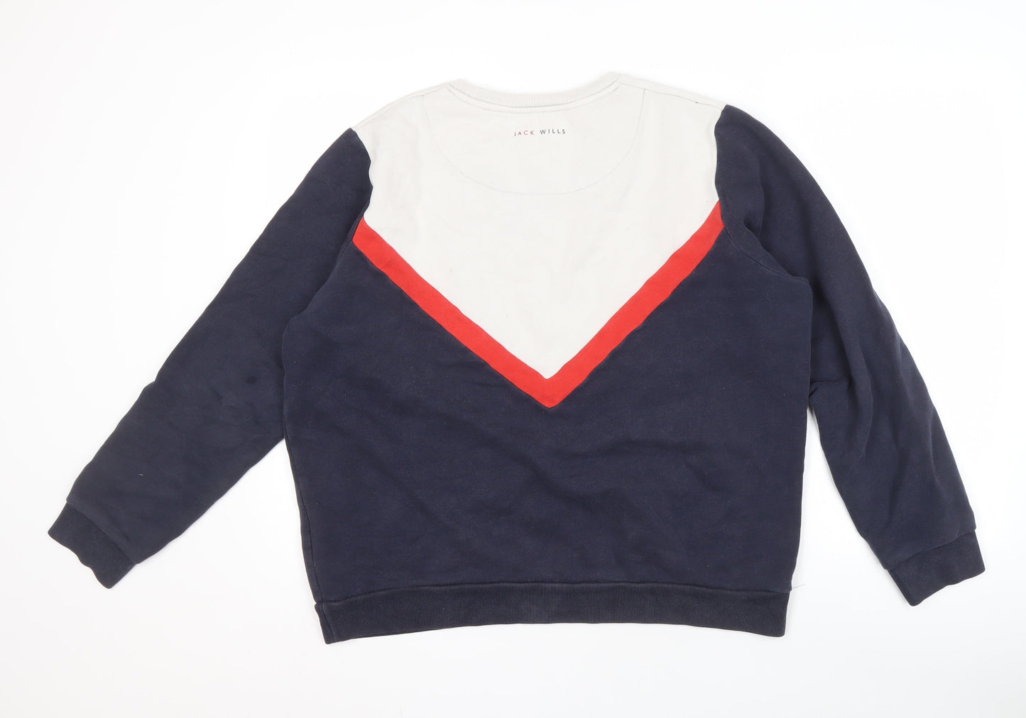 Jack Wills Women's Multicoloured Pullover Sweatshirt Size 16