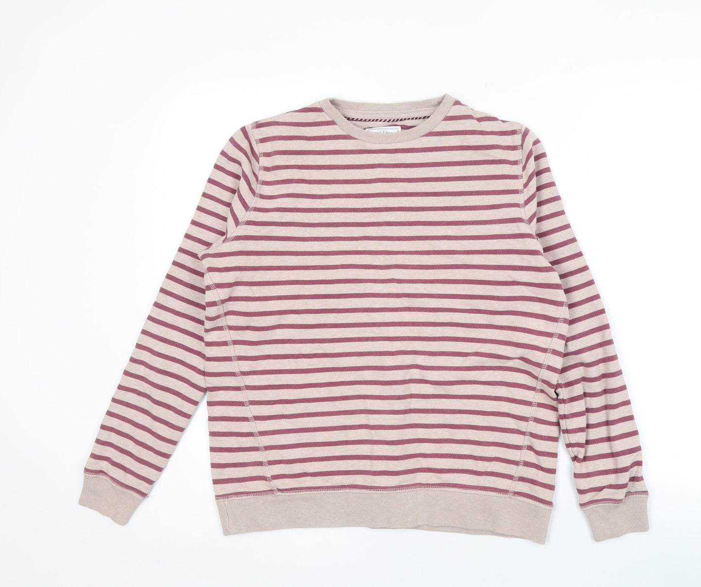 Fat Face Women’s Red Striped Sweatshirt Size 10