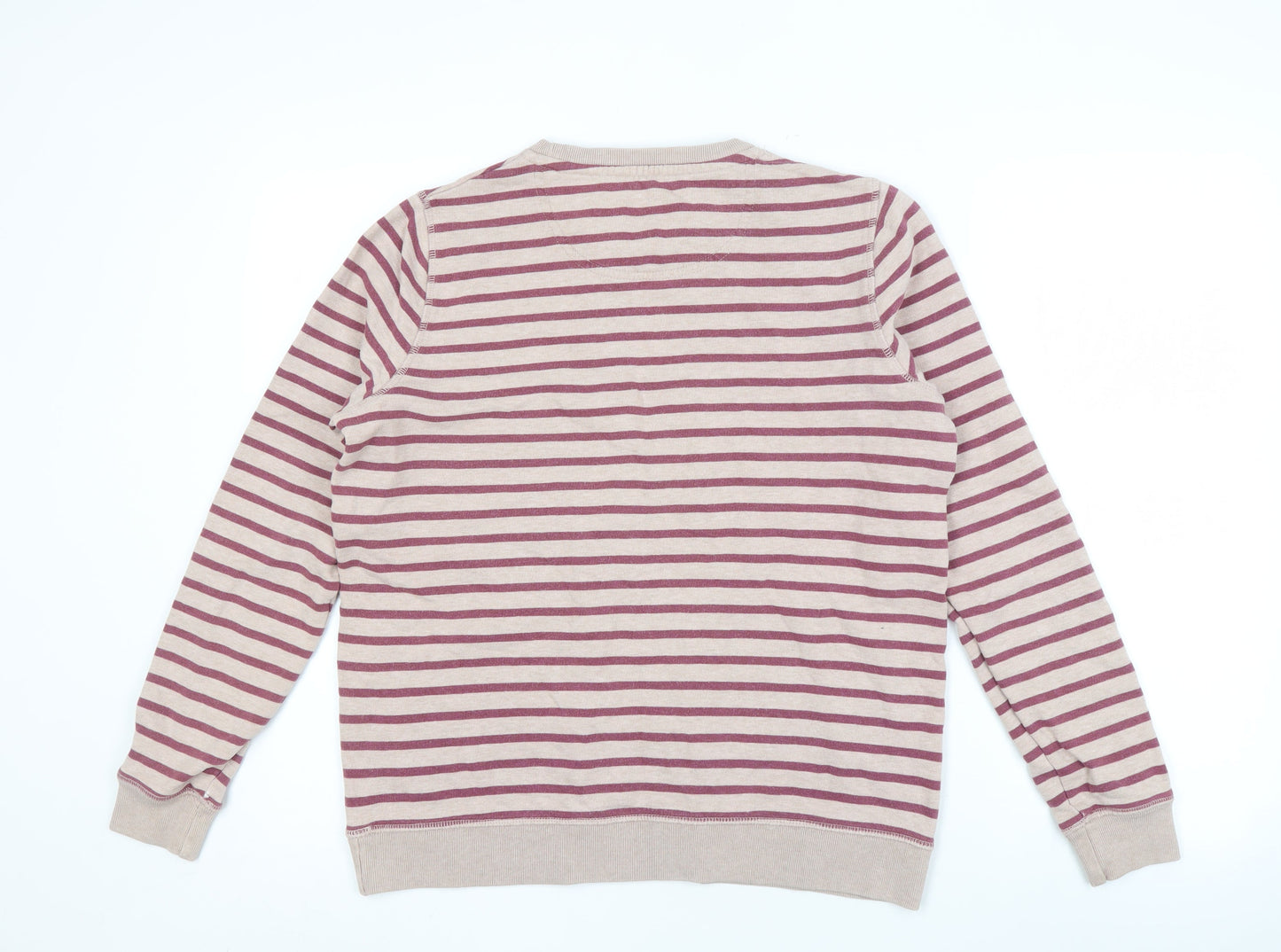 Fat Face Women’s Red Striped Sweatshirt Size 10