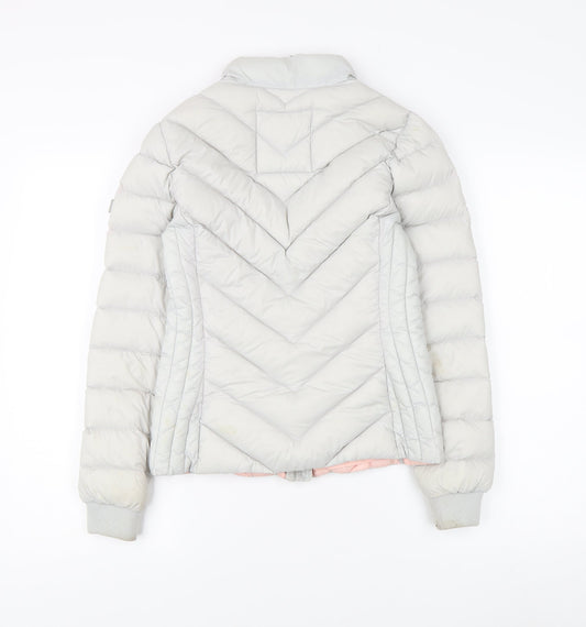 Hollister Women's White XS Puffer Jacket