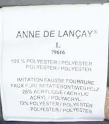 Anne De Lancay Women's Grey Quilted Jacket L