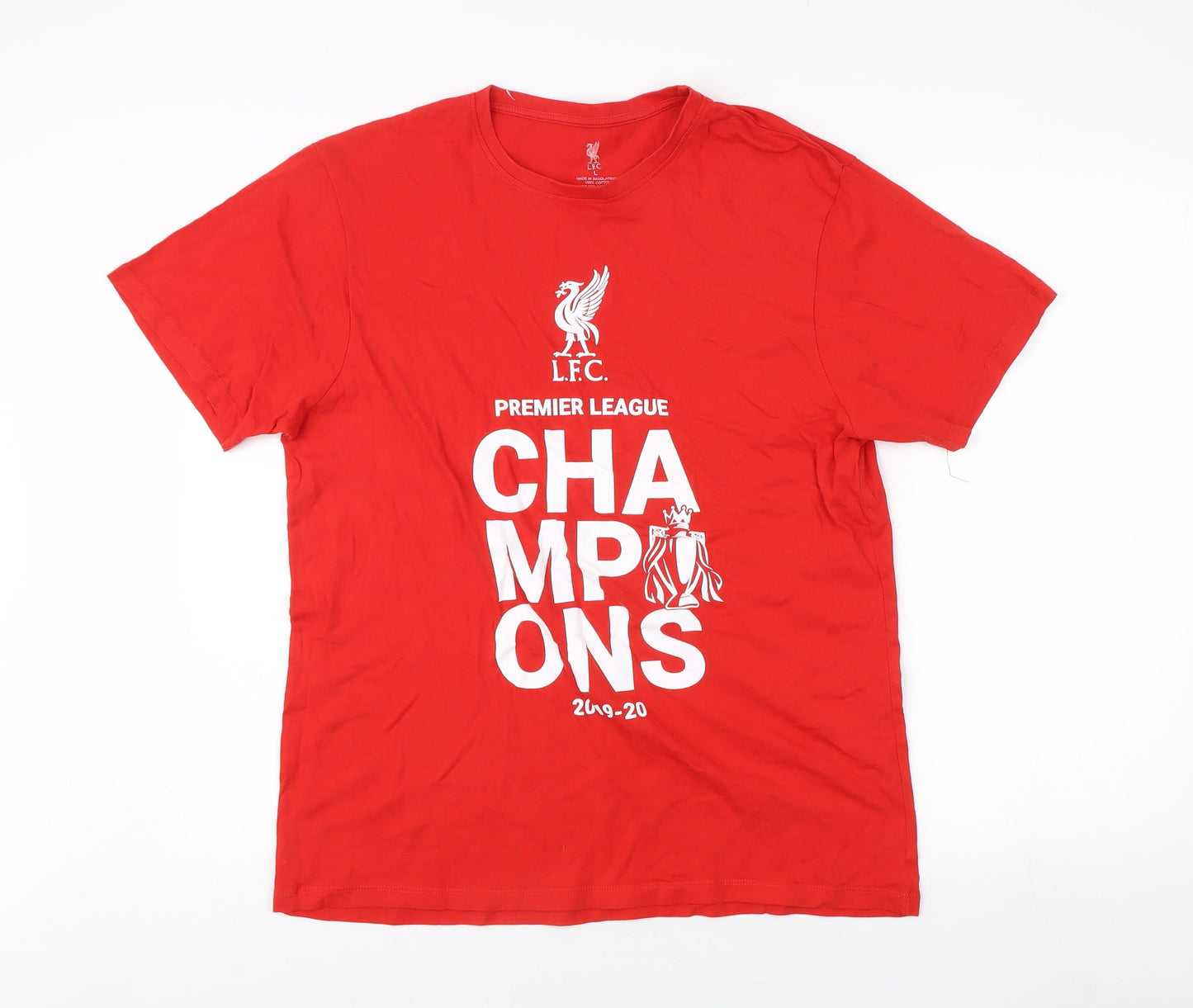 LFC Men’s Large Red Crew Neck Graphic T-Shirt