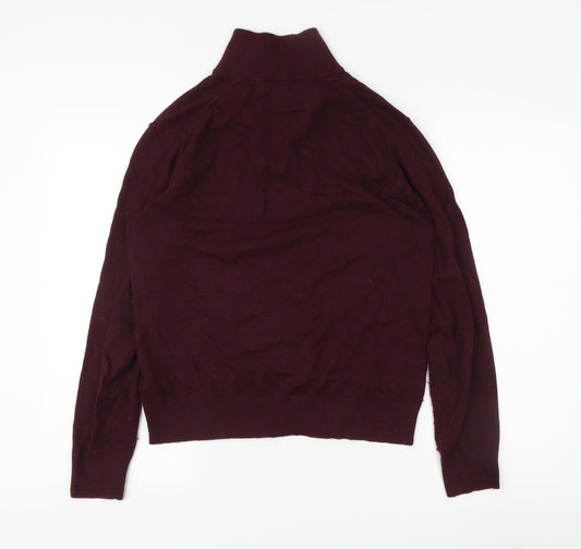 Banana Republic Men's Red Knit Pullover Sweatshirt S