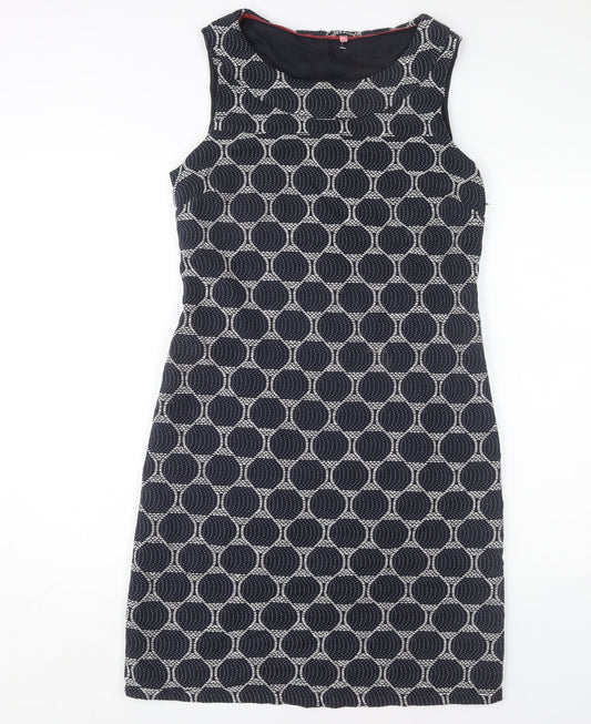 White Stuff Women's Geometric Sheath Dress Size 10
