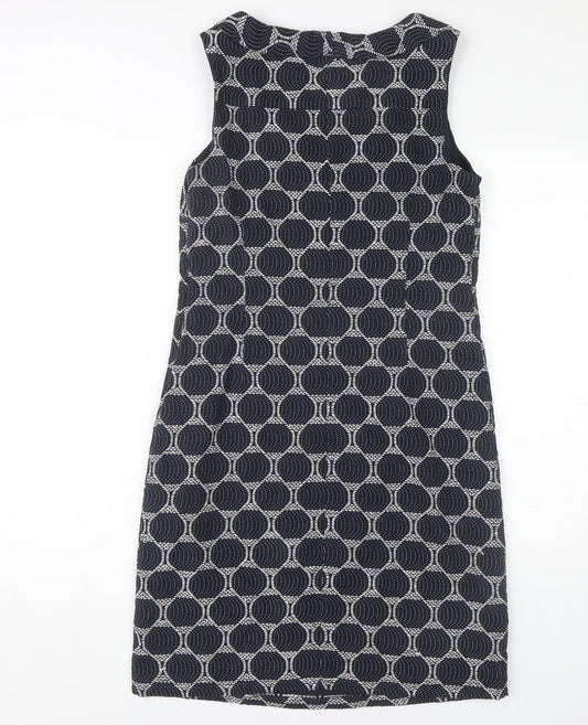 White Stuff Women's Geometric Sheath Dress Size 10