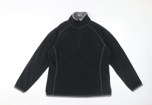 Mountain Warehouse Women’s Black Fleece Sweatshirt Size 16