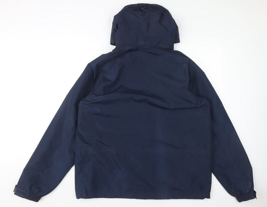 Mountain Warehouse Men's XL Blue Rain Coat