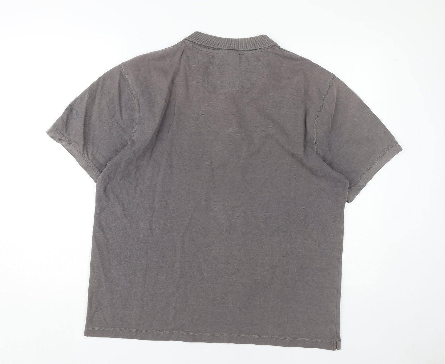 DKNY Men's Grey 2XL Polo Short Sleeve Casual