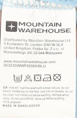 Mountain Warehouse Women’s Blue Fleece Sweatshirt Size 12