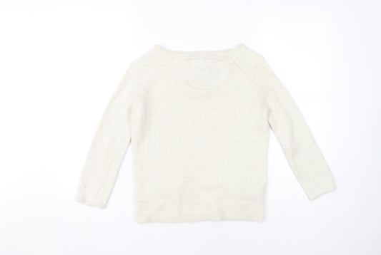 Superdry Women's Ivory Knit Jumper XS