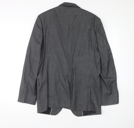 Jeff Banks Men's Grey Blazer, Size 38, Regular Fit, Formal