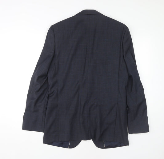 Jeff Banks Men's Blue Blazer, Regular Fit, Size 36