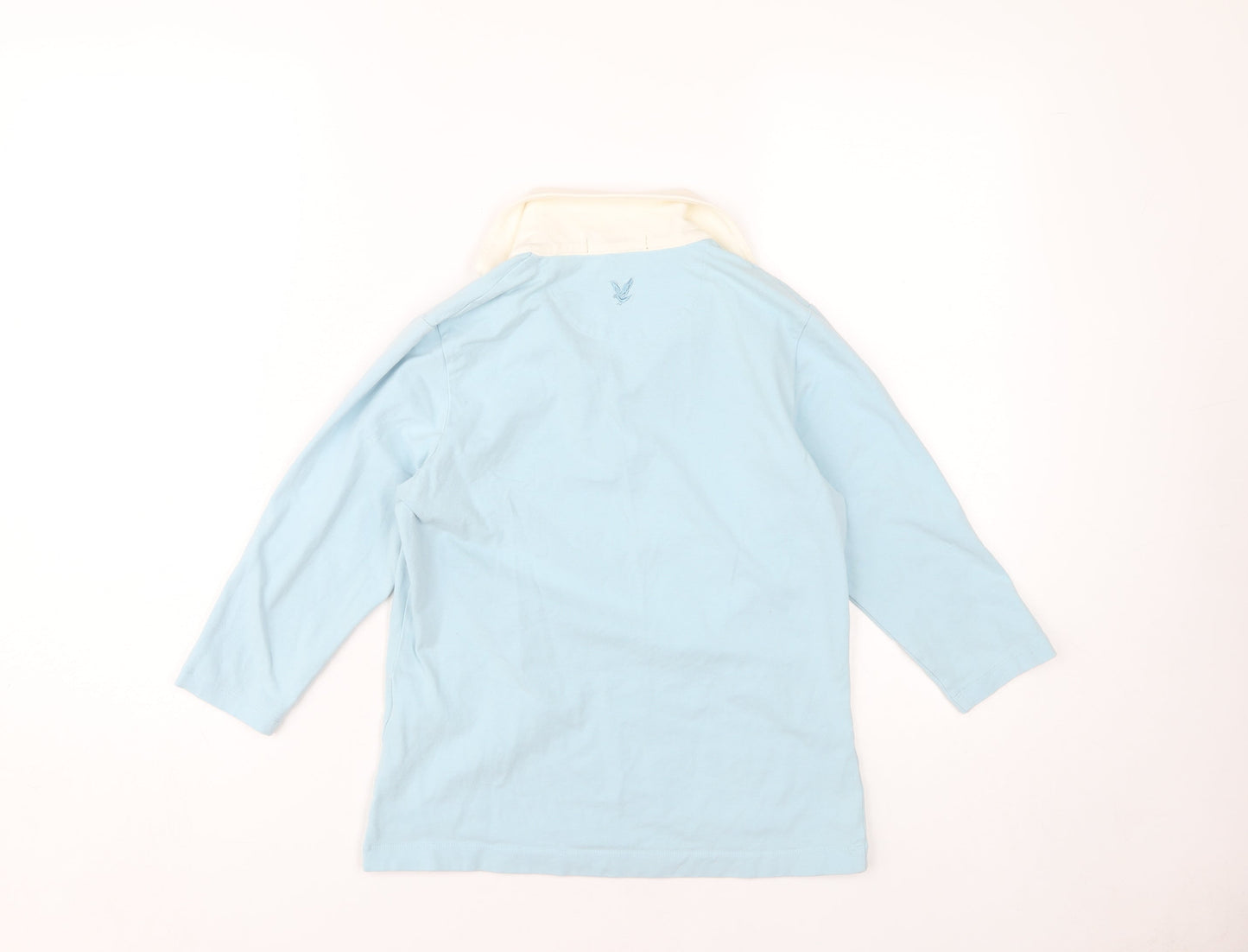 Lyle & Scott Unisex Blue Polo Shirt, Size M, Casual