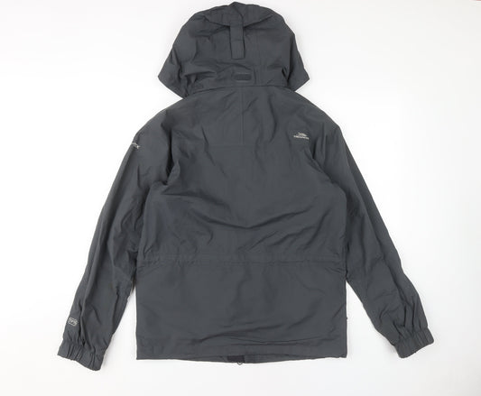 Trespass Men's Black 2XS Waterproof Hooded Jacket