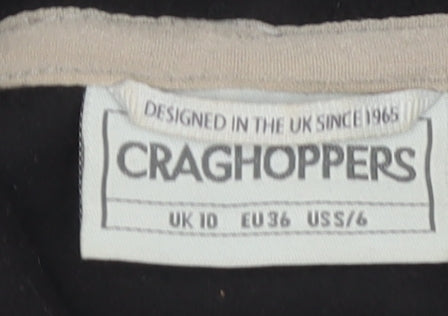 Craghoppers Women's Black Fleece Jacket, Size 10, Casual Wear