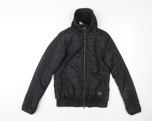 Adidas Black XS Puffer Jacket Women’s Winter Hoodie
