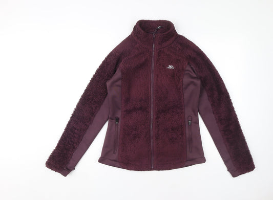 Trespass Women's Purple Fleece Jacket, Size S, Full Zip