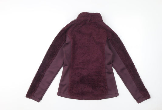 Trespass Women's Purple Fleece Jacket, Size S, Full Zip