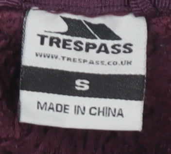 Trespass Women's Purple Fleece Jacket, Size S, Full Zip