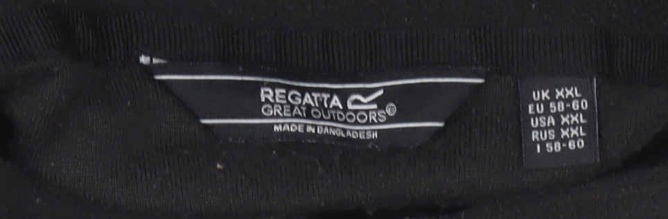 Regatta Men's 2XL Black Fleece Pullover Sweatshirt