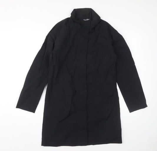 Peter Storm Women's Black Long Overcoat Size 10