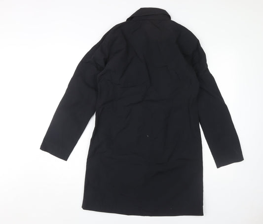 Peter Storm Women's Black Long Overcoat Size 10