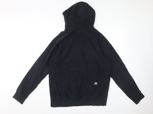 Nike Men's Black Hoodie S Pullover Logo