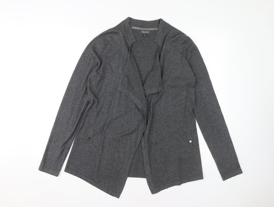 Alexon Women's Grey Open Front Cardigan - Size S