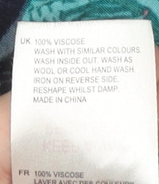 White Stuff Women's Multicoloured Geometric Dress Size 10