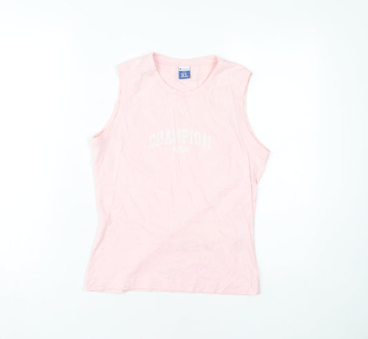 Champion Women's Pink XL Sleeveless Tank Top