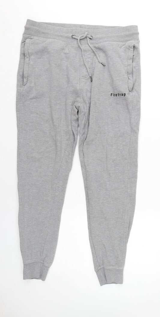 Firetrap Men's Grey L Jogger Trousers - Casual Comfort