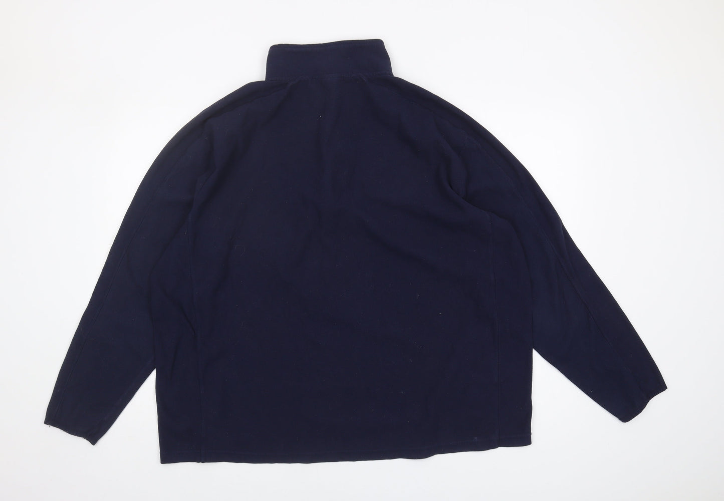 Champion Men's Blue 2XL Fleece Zip Sweatshirt