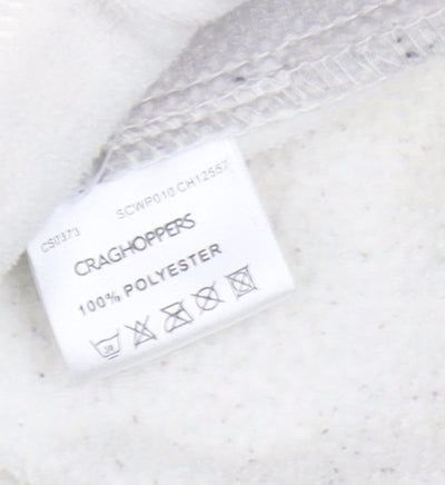Craghoppers Women's White Fleece Jacket, Size 12