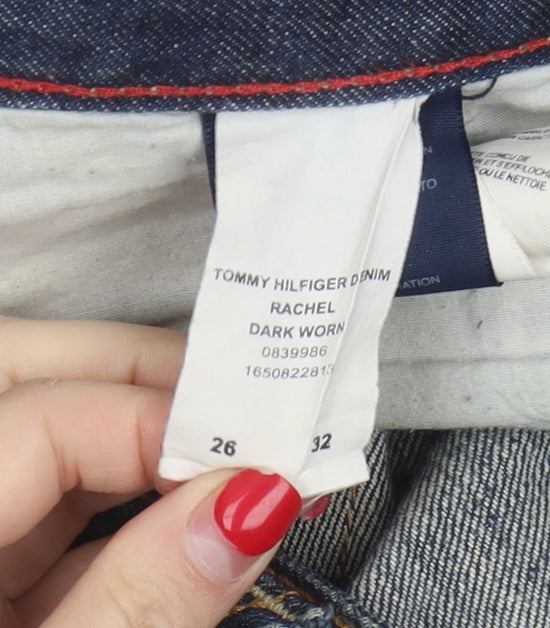 Tommy Hilfiger Women's Blue Jeans, Size 8, Dark Wash