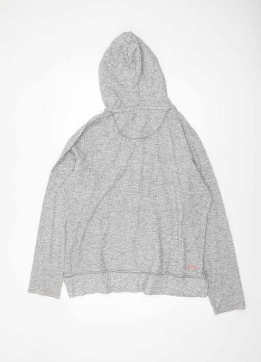 Fat Face Women’s Grey Hoodie Size 14 Pullover Casual
