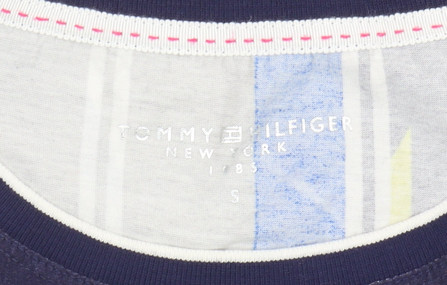 Tommy Hilfiger Women's Multicoloured Striped T-Shirt S