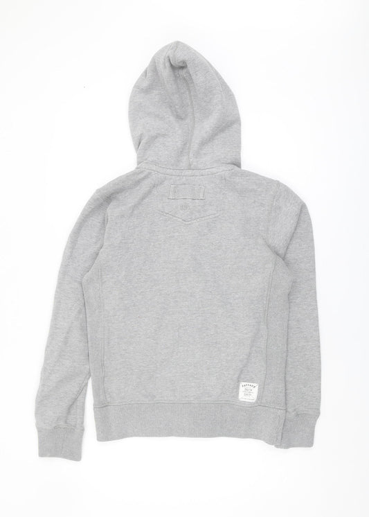FatFace Men's Grey XS Full Zip Hoodie with Logo
