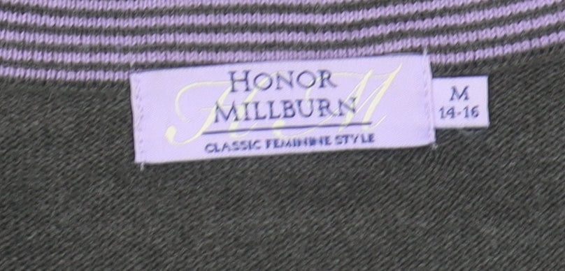 Brand and care label for Honor Millburn Women's Multicoloured M Cardigan