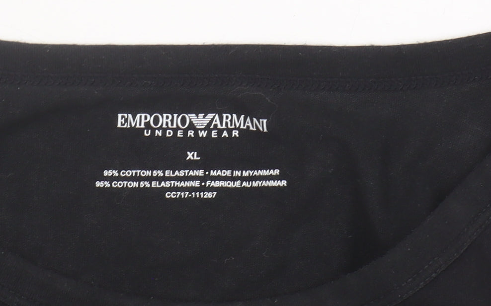 Emporio Armani Men's Black XL T-Shirt