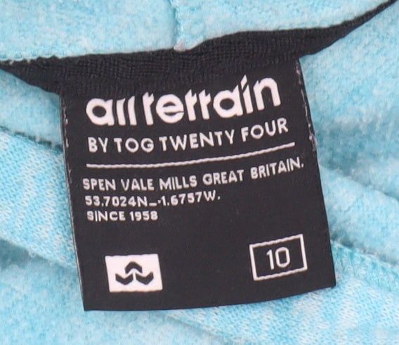 TOG TWENTY FOUR Women's Blue Hoodie Size 10 Pullover